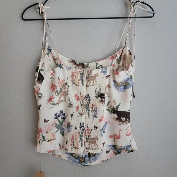 Reformation Lupe Top in Rainforest NEW - Picture 8 of 12